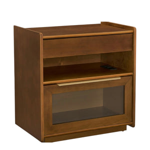 HomeRoots 24" Brown Wood Accent Cabinet - Stylish Storage Solution for Small Spaces, Entryways & Bedrooms 691676