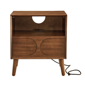 HomeRoots 23" Brown Wood Accent Cabinet - Stylish Storage Solution for Dining, Living, and Bedroom Décor 691684