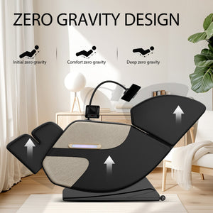 English Elm Massage Chair Recliner - Zero Gravity Full Body Air Pressure For Ultimate Relaxation & Recovery W1875P300110