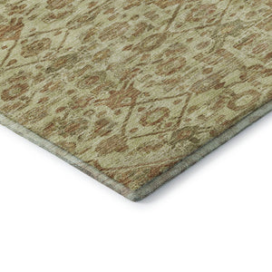 HomeRoots 5' X 8' Beige Floral Area Rug with UV Protection – Washable, Durable, and Perfect for Homes with Pets 691778