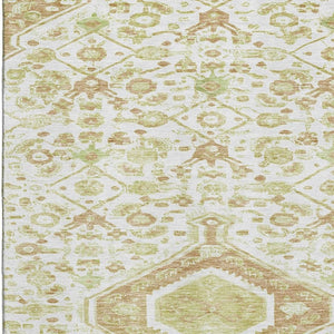 HomeRoots 5' X 8' Elegant Floral Washable Area Rug with UV Protection, Stain Resistance & Non-Slip Backing 691790