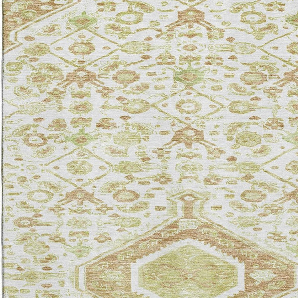 HomeRoots 5' X 8' Elegant Floral Washable Area Rug with UV Protection, Stain Resistance & Non-Slip Backing 691790