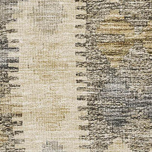 HomeRoots 10' X 14' Modern Geometric Washable Area Rug with UV Protection - Durable, Stylish, Family-Friendly Design 691818