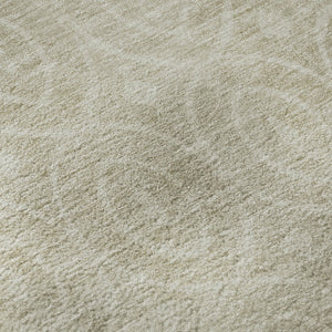 HomeRoots 8' X 8' Stylish Beige and Ivory Geometric Area Rug – Washable, UV-Protected, Pet-Friendly Design! 691863
