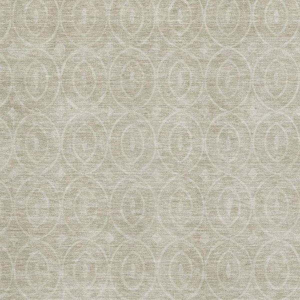 HomeRoots 10' X 14' Beige and Ivory Geometric Area Rug – Washable, UV-Protected, Perfect for Busy Homes! 691866