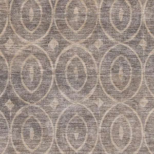 HomeRoots 10' X 14' Geometric Coffee and Beige Washable Area Rug with UV Protection for High-Traffic Spaces 691878