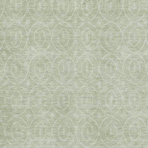 HomeRoots 10' X 14' Mint Green & Ivory Geometric Area Rug - Washable, UV-Protected, Durable for Busy Homes! 691884