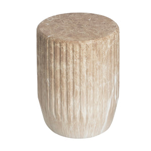 English Elm Christopher Knight Home® - Outdoor Cicci Carved Side Table - Luxurious Gold Accent For Indoor/Outdoor Living Spaces N773P283503G