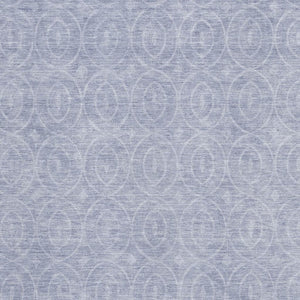HomeRoots 10' X 14' Sky Blue Geometric Area Rug – Soft, Durable, UV-Protected & Easy-Clean for Modern Spaces 691896