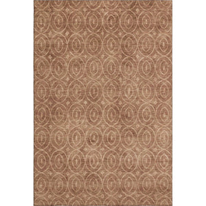 HomeRoots 8' Terra Cotta & Rust Geometric Area Rug - Washable, UV-Protected, Stylish & Durable for High-Traffic Areas 691906