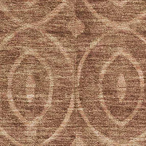 HomeRoots 8' Terra Cotta & Rust Geometric Area Rug - Washable, UV-Protected, Stylish & Durable for High-Traffic Areas 691906