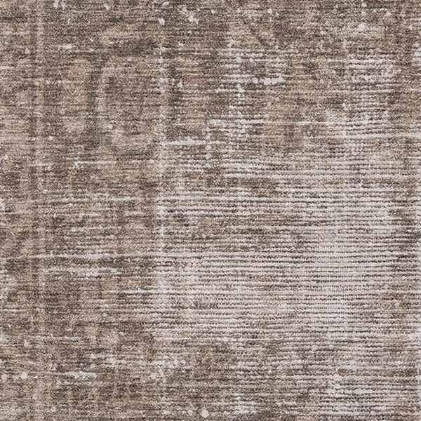 HomeRoots 5' X 8' Washable Brown Beige Taupe Oriental Area Rug with UV Protection & Non-Slip Backing 691916