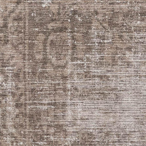 HomeRoots 9' X 12' Elegant Brown Beige Taupe Oriental Washable Area Rug with UV Protection for High Traffic Areas 691919