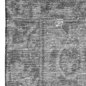 HomeRoots 8' Gray and Silver Oriental Washable Area Rug - Durable, Stylish, UV-Protected, Easy Care for Homes 691936