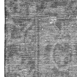 HomeRoots 9' X 12' Gray and Silver Oriental Area Rug - Durable, Washable, UV-Protected, Ideal for High Traffic Homes 691937