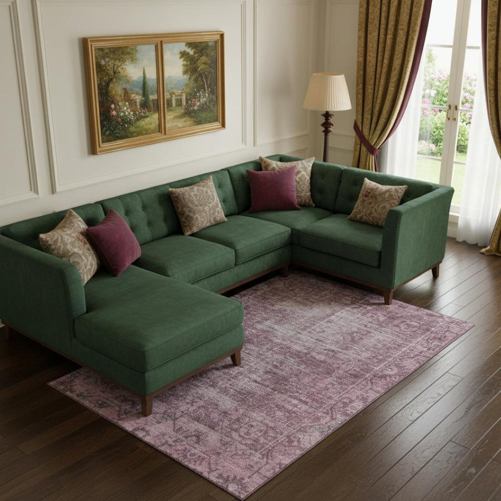 HomeRoots 9' X 12' Merlot & Silver Oriental Area Rug - Durable, Stain Resistant, UV Protected for High Traffic Spaces 691943