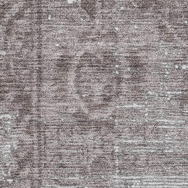 HomeRoots 9' X 12' Coffee and Silver Oriental Area Rug – Washable, UV-Protected, Durable for Everyday Living 691949