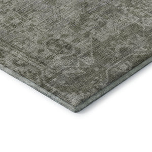 HomeRoots 5' X 8' Taupe & Beige Oriental Area Rug - Durable, Washable, UV-Protected for Timeless Elegance 691970
