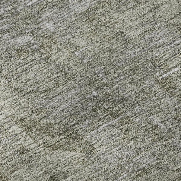 HomeRoots 8' X 8' Taupe and Beige Oriental Round Rug - Stylish, Washable, UV-Protected for Family Living Spaces 691971