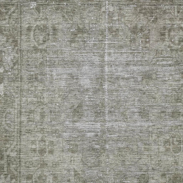 HomeRoots 10' X 14' Taupe and Beige Oriental Washable Area Rug - UV Protected, Stain-Resistant, Durable Comfort 691974