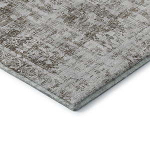 HomeRoots 5' X 8' Chocolate and Ivory Oriental Area Rug – Washable, Stain-Resistant, UV Protected Elegance 691988