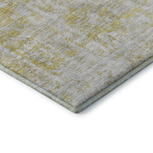 HomeRoots 5' X 8' Elegant Gold and Silver Oriental Washable Area Rug with UV Protection for Any Space 691994