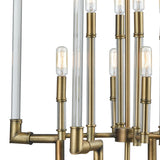 Brandon 24'' Wide 8-Light Pendant - Classic Brass 69206/8 Elk Lighting