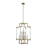 Brandon 24'' Wide 8-Light Pendant - Classic Brass 69206/8 Elk Lighting