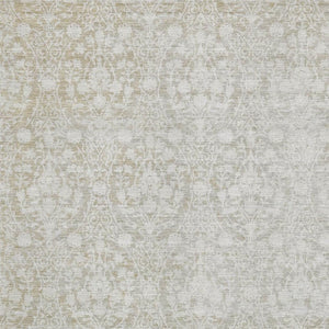 HomeRoots 10' X 14' Tan and Ivory Damask Area Rug - Durable, Washable, UV-Protected for Family-Friendly Spaces 692112