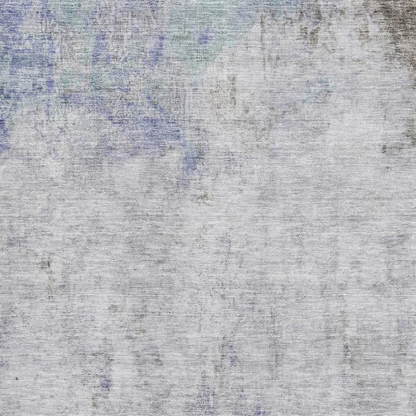 HomeRoots 10' Brown Gray and Purple Abstract Washable Area Rug - Durable, UV Protected, Family-Friendly Design! 692118
