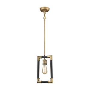 Lisbon 8'' Wide 1-Light Mini Pendant - Classic Brass 69213/1 Elk Lighting