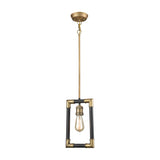 Lisbon 8'' Wide 1-Light Mini Pendant - Classic Brass 69213/1 Elk Lighting