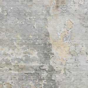 HomeRoots 10' Gray Beige Tan Abstract Washable Area Rug - Stylish, Durable & UV-Protected for High-Traffic Homes 692196