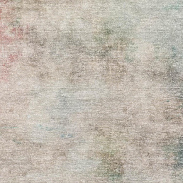 HomeRoots 5' X 8' Abstract Area Rug in Taupe, Blush & Teal - Washable, UV-Protected & Non-Slip for All Rooms! 692216