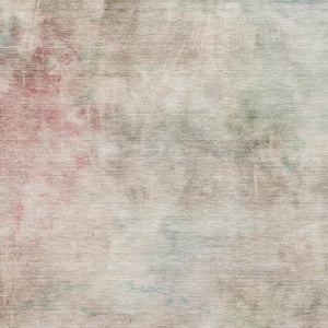 HomeRoots 9' X 12' Taupe Blush Teal Abstract Washable Area Rug – Durable, UV-Protected, Family-Friendly Design 692219