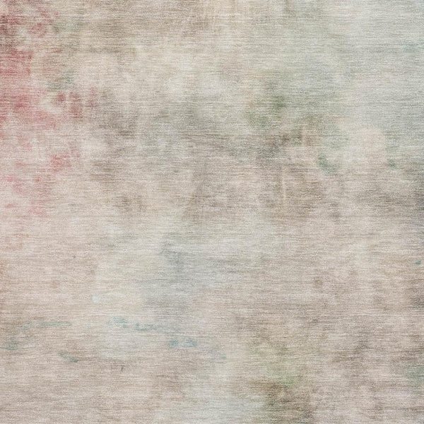 HomeRoots 10' X 14' Contemporary Abstract Area Rug in Taupe, Blush & Teal - Washable, UV Protected & Non-Slip! 692220