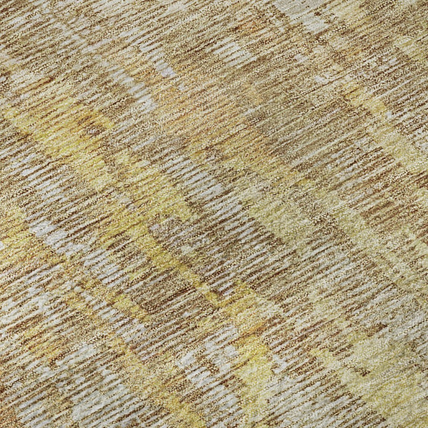 HomeRoots 10' Modern Fern Green, Blue & Beige Abstract Area Rug - Washable, UV-Protected & Stain Resistant 692268