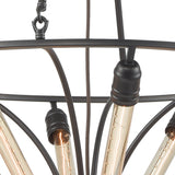 Centrifugal 27'' Wide 8-Light Chandelier - Oil Rubbed Bronze 69226/8 Elk Lighting