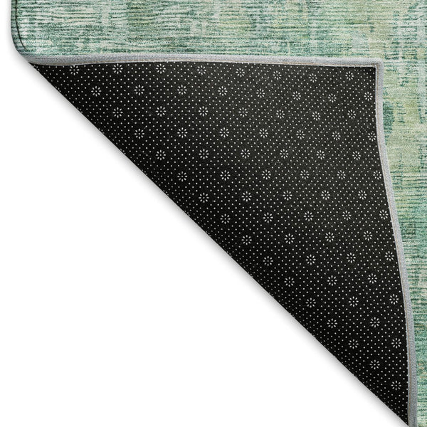 HomeRoots 10' X 14' Teal and Gold Abstract Area Rug – Soft, Stain-Resistant, UV-Protected for Modern Spaces 692286