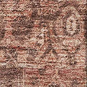 HomeRoots 5' X 8' Burgundy Ivory Gold Oriental Rug - Washable, UV Protected & Stain Resistant for Homes 692384