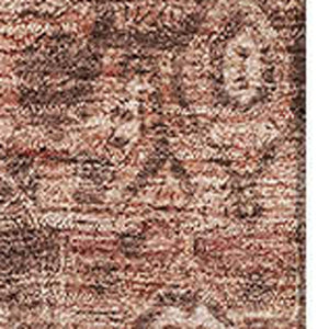 HomeRoots 10' X 14' Burgundy Ivory Gold Oriental Area Rug - Washable, UV-Protected, Stain-Resistant Durability 692388