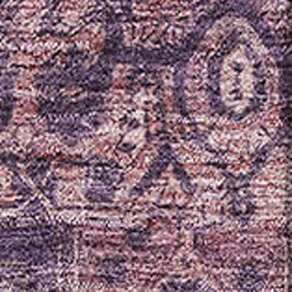 HomeRoots 5' X 8' Eggplant Gold and Gray Oriental Area Rug - Durable, Washable, UV Protected for Family Living 692402