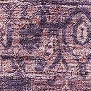 HomeRoots 9' X 12' Luxurious Eggplant Gold Gray Oriental Area Rug - Durable, Washable, UV Protected & Stylish! 692405