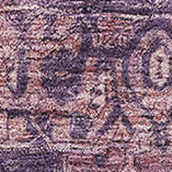 HomeRoots 10' X 14' Washable Eggplant Gold Gray Oriental Area Rug - Durable, UV Protected, Ideal for Homes 692406