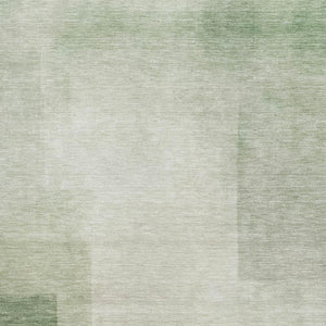 HomeRoots 10' X 14' Artichoke Green Geometric Area Rug - Washable, UV-Protected, Stain-Resistant & Stylish! 692481