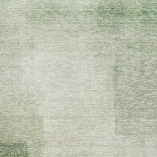 HomeRoots 10' X 14' Artichoke Green Geometric Area Rug - Washable, UV-Protected, Stain-Resistant & Stylish! 692481