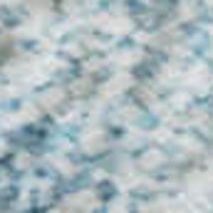 HomeRoots 5' Blue and Ivory Geometric Area Rug - Washable, UV Protected, Stain Resistant for Modern Spaces 692483