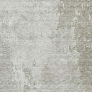 HomeRoots 8' Linen and Beige Abstract Area Rug - Washable, UV-Protected, Durable for High-Traffic Spaces 692569
