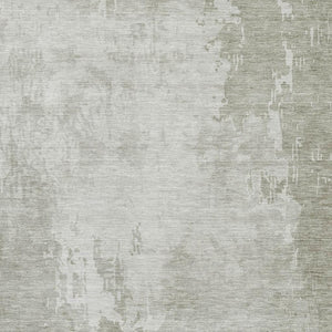 HomeRoots 9' X 12' Linen and Beige Abstract Area Rug – Durable, Washable, UV-Protected for Family-Friendly Homes 692570