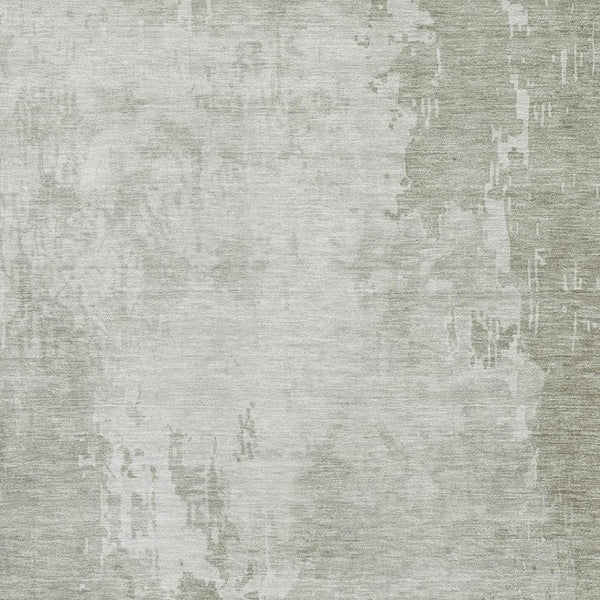 HomeRoots 9' X 12' Linen and Beige Abstract Area Rug – Durable, Washable, UV-Protected for Family-Friendly Homes 692570